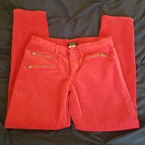 Corduroy Red Pants